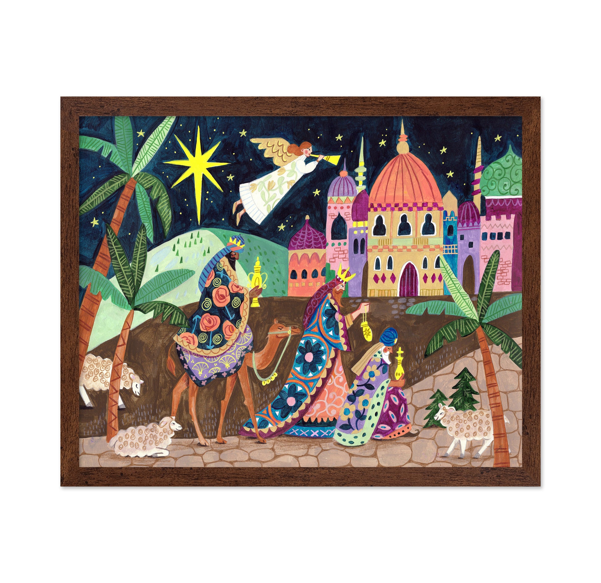 Three Wise Men And An Angel Christmas