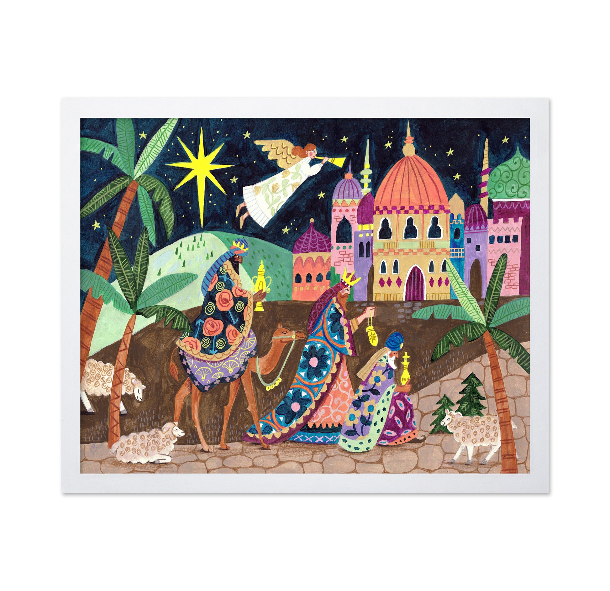 Three Wise Men And An Angel Christmas