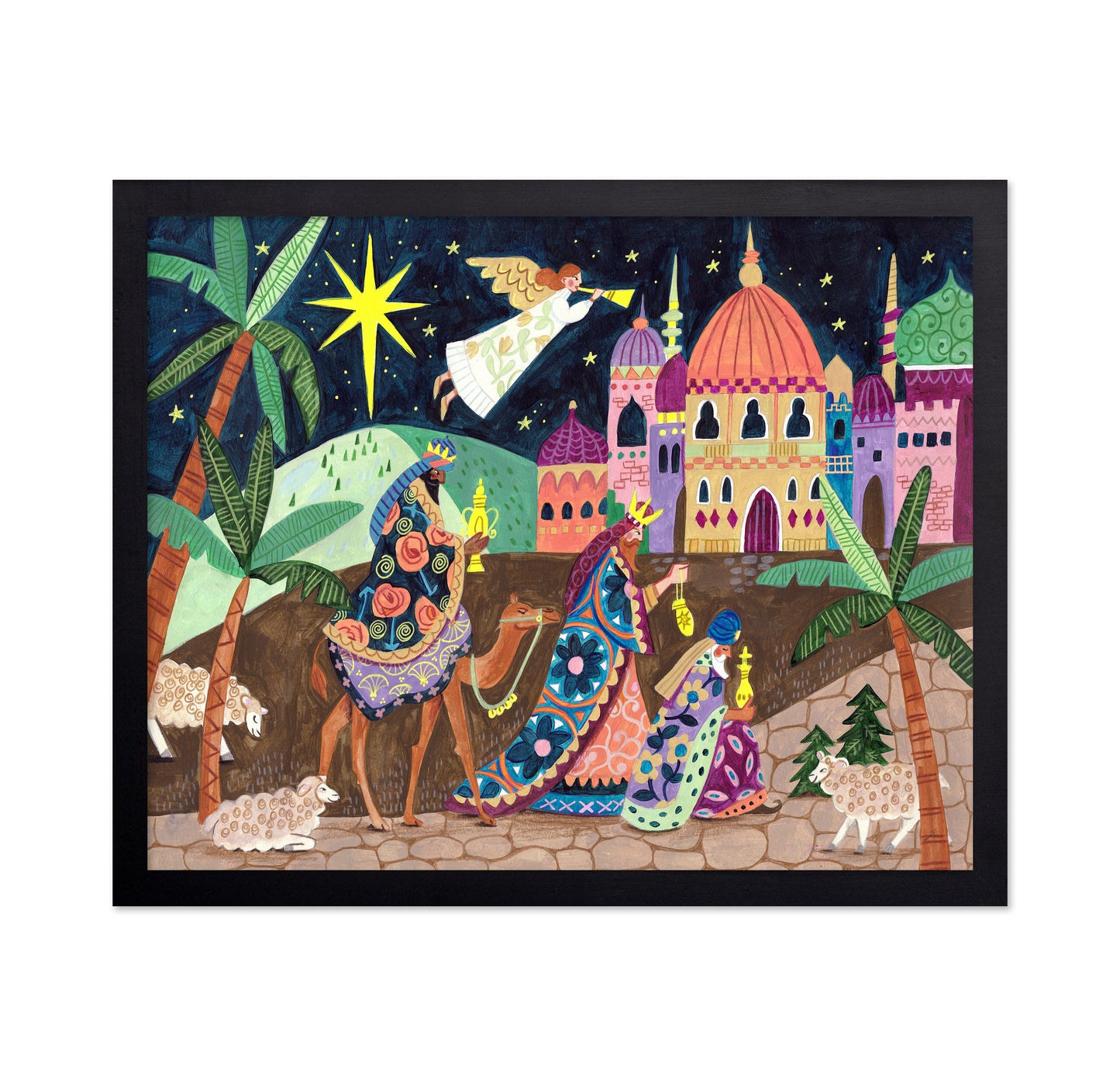 Three Wise Men And An Angel Christmas