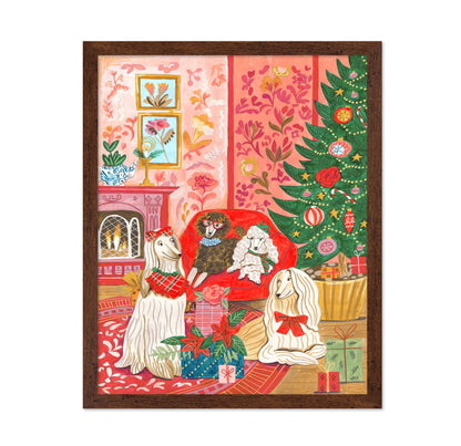 Dogs In Cosy Living Room