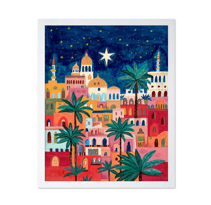 Oriental City Under A Starry Sky