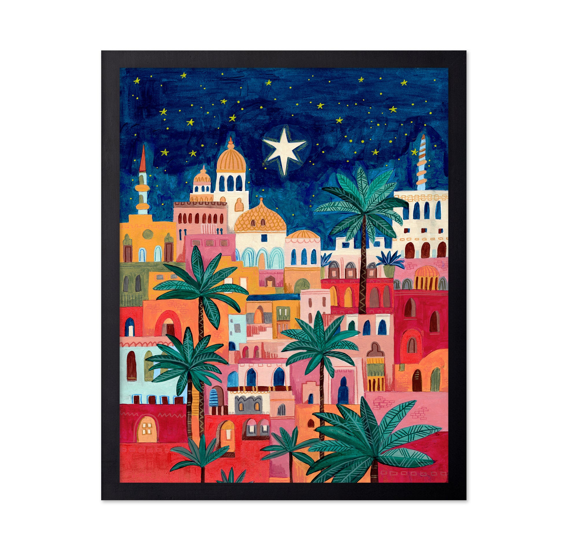 Oriental City Under A Starry Sky