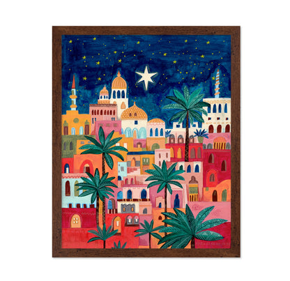Oriental City Under A Starry Sky