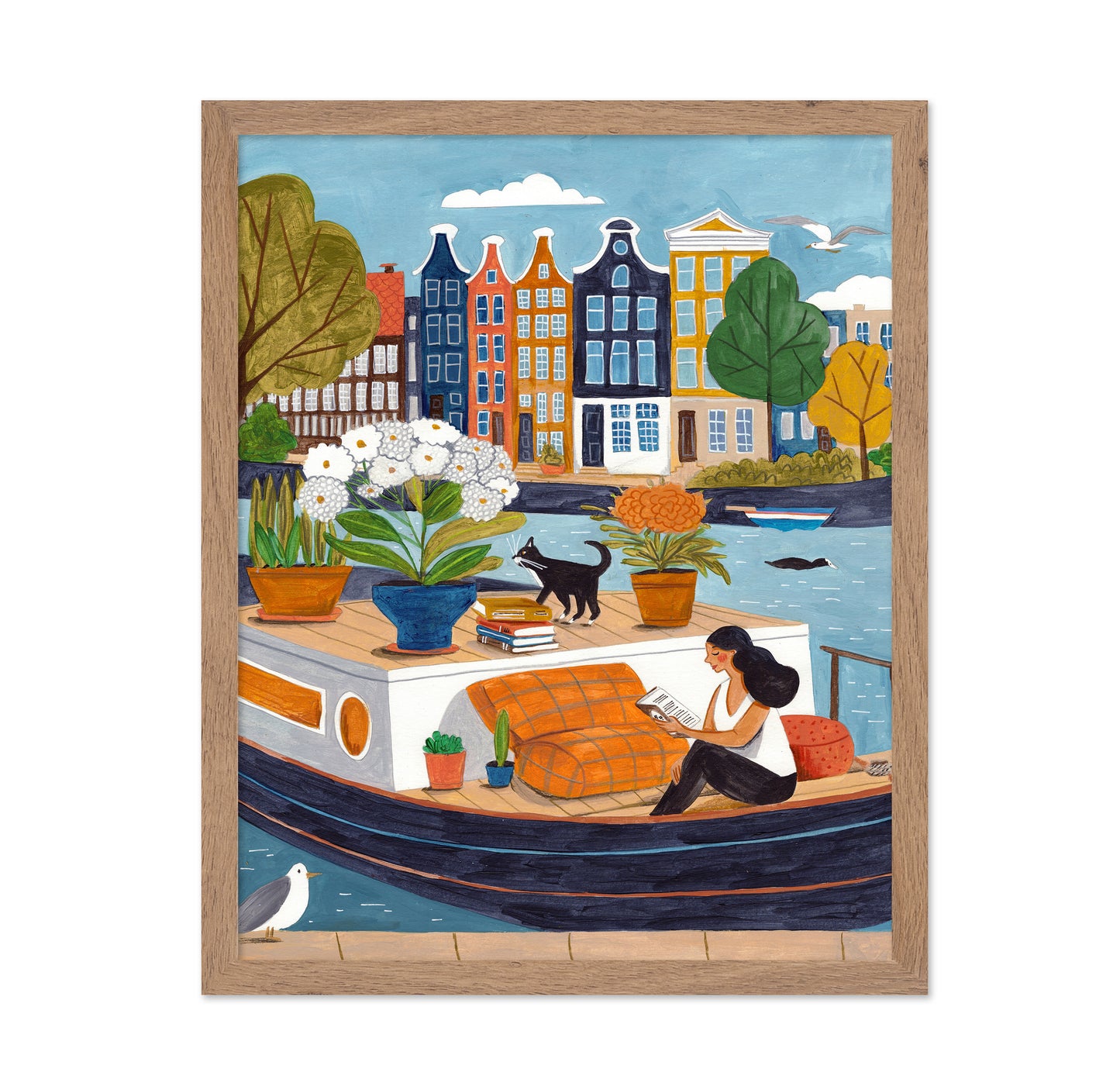 Amsterdam City Life On A Boat