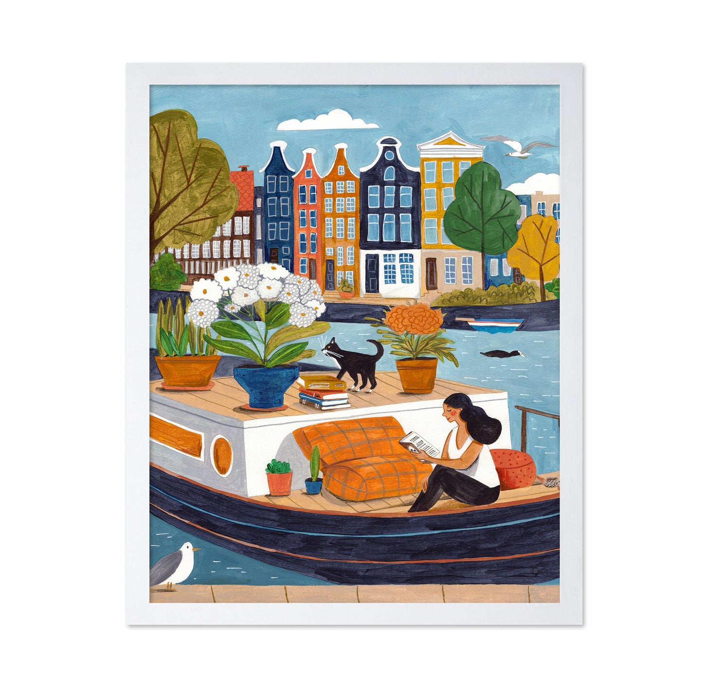 Amsterdam City Life On A Boat