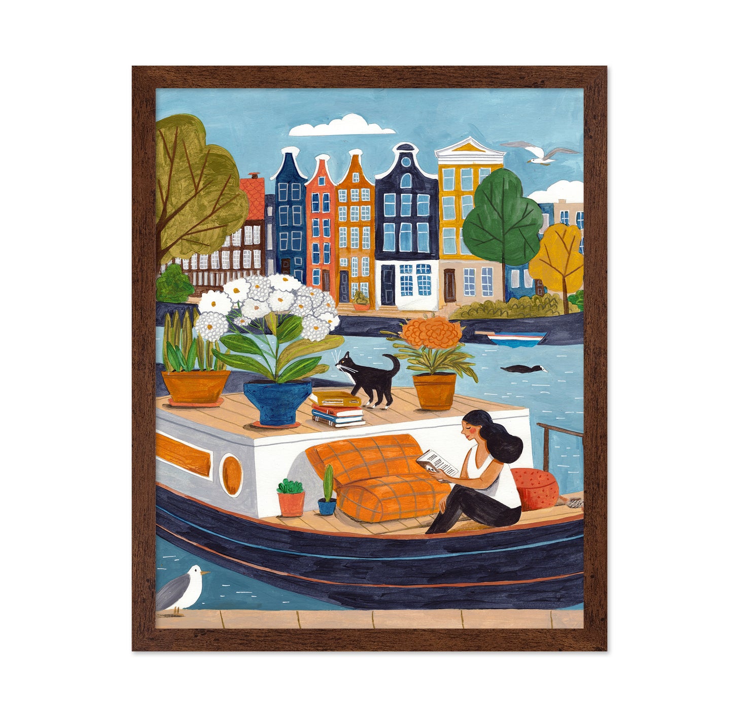 Amsterdam City Life On A Boat