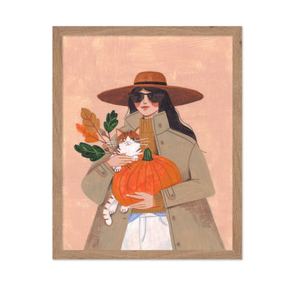Woman In Autumn