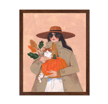 Woman In Autumn