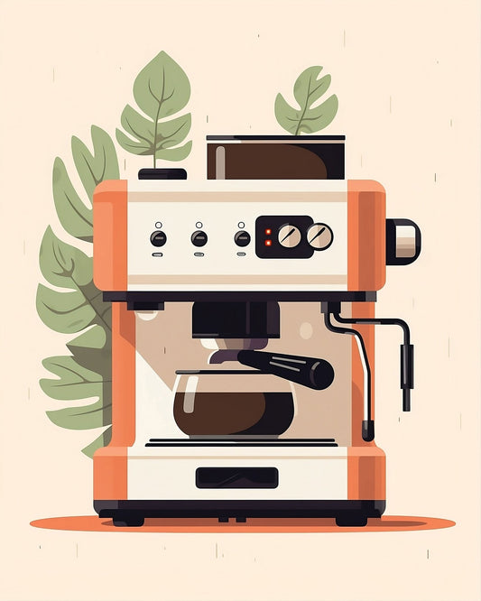 Coffee Machine Illustration