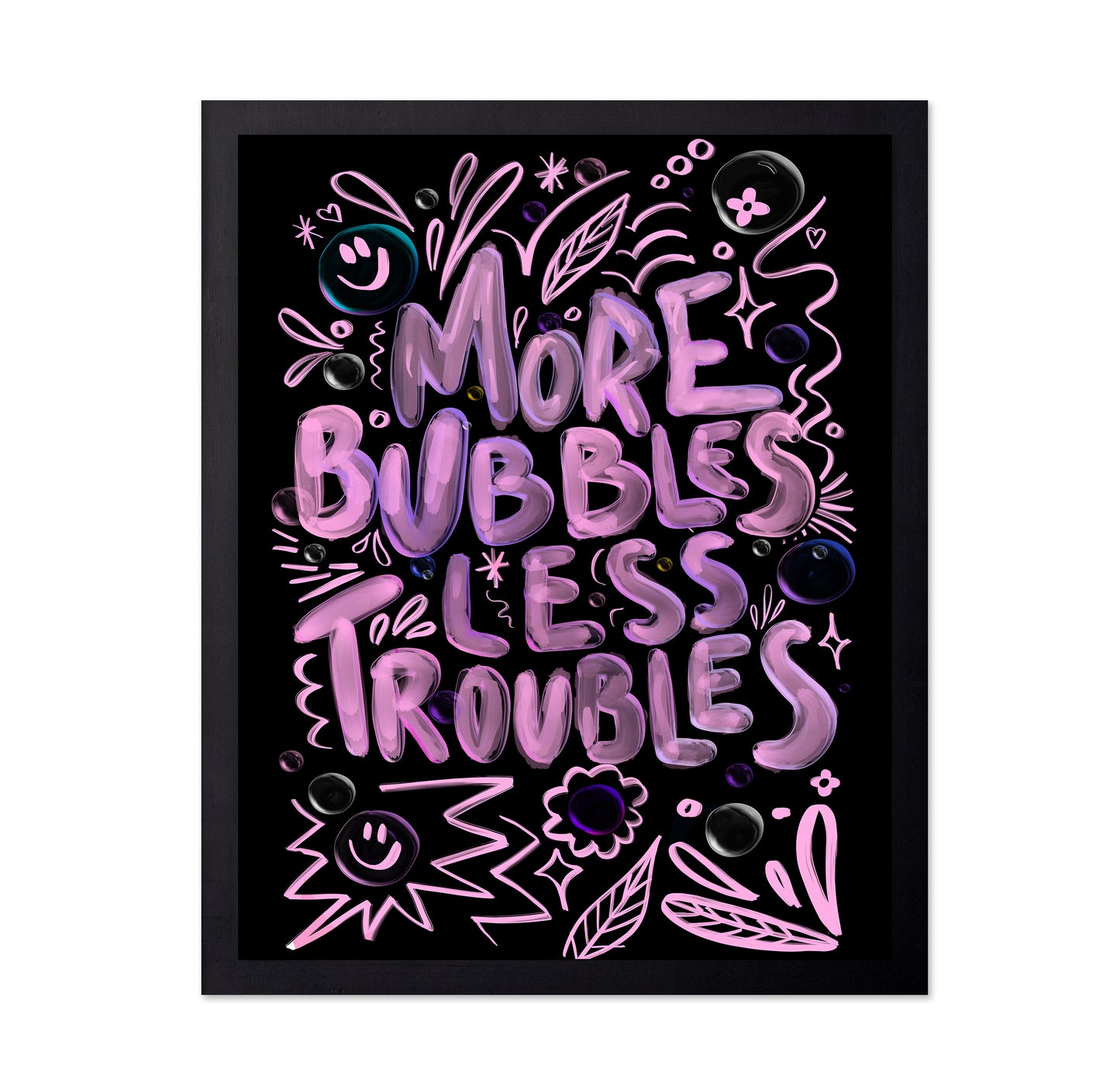 More Bubbles Less Troubles