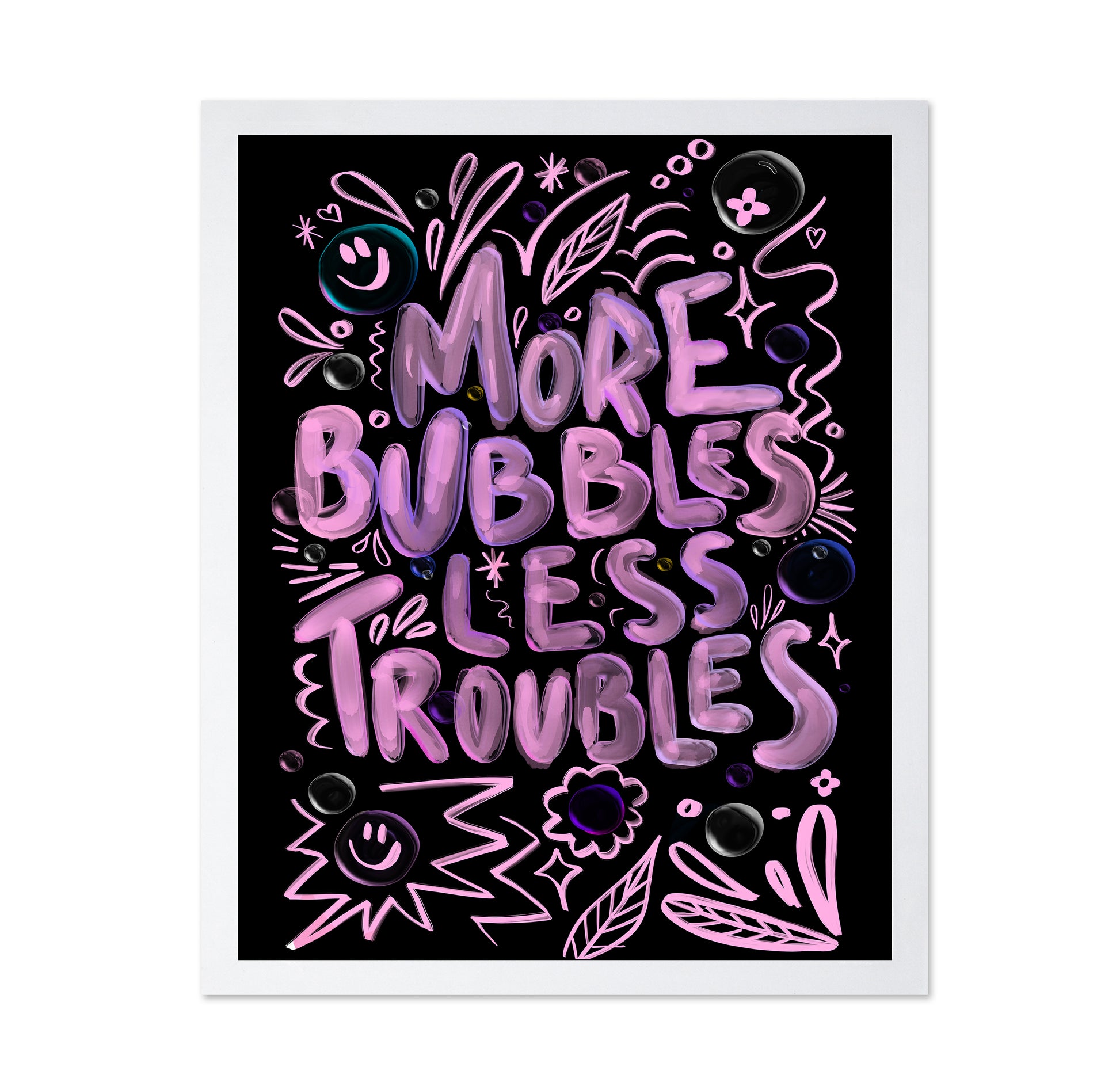 More Bubbles Less Troubles