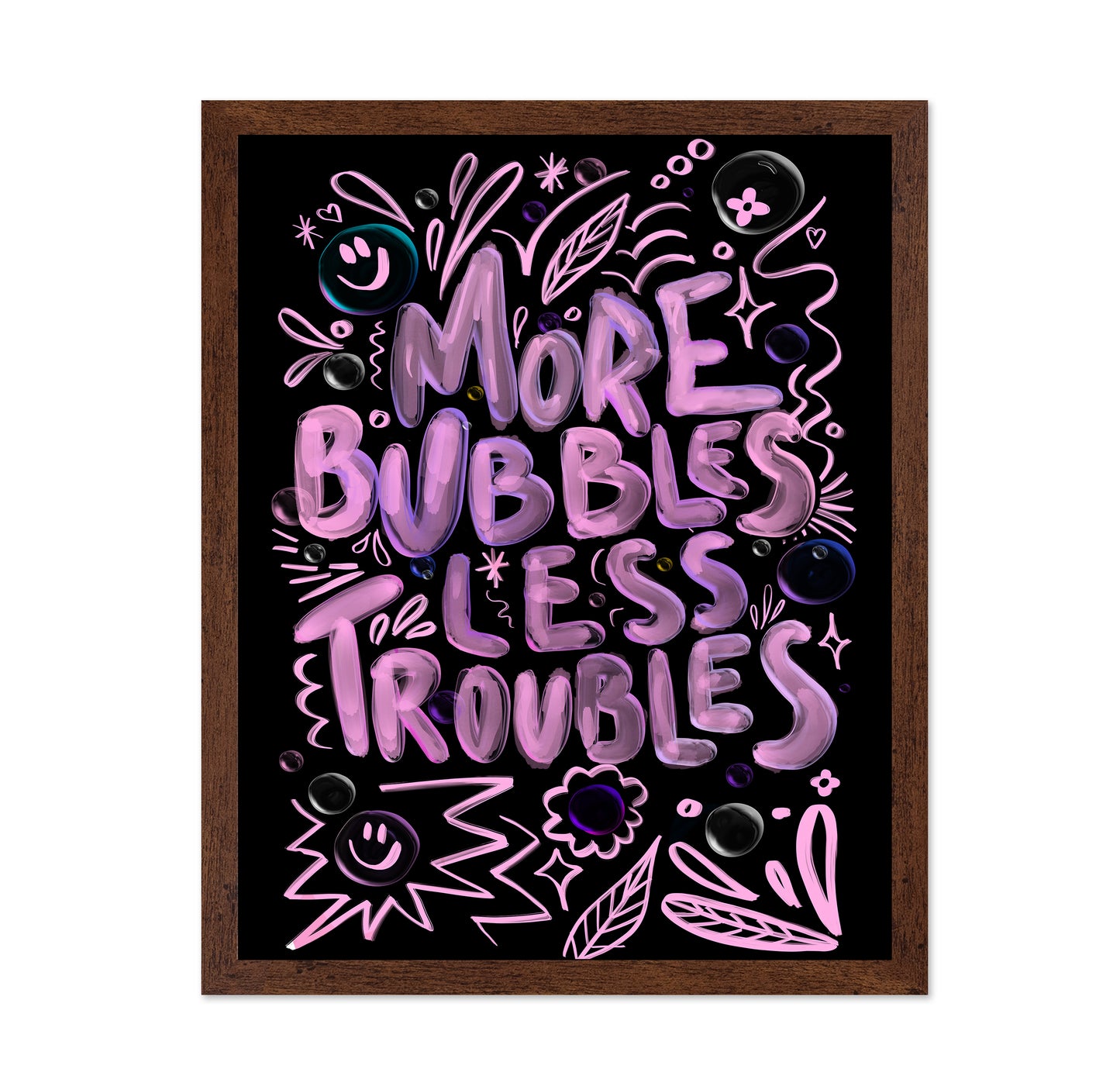 More Bubbles Less Troubles