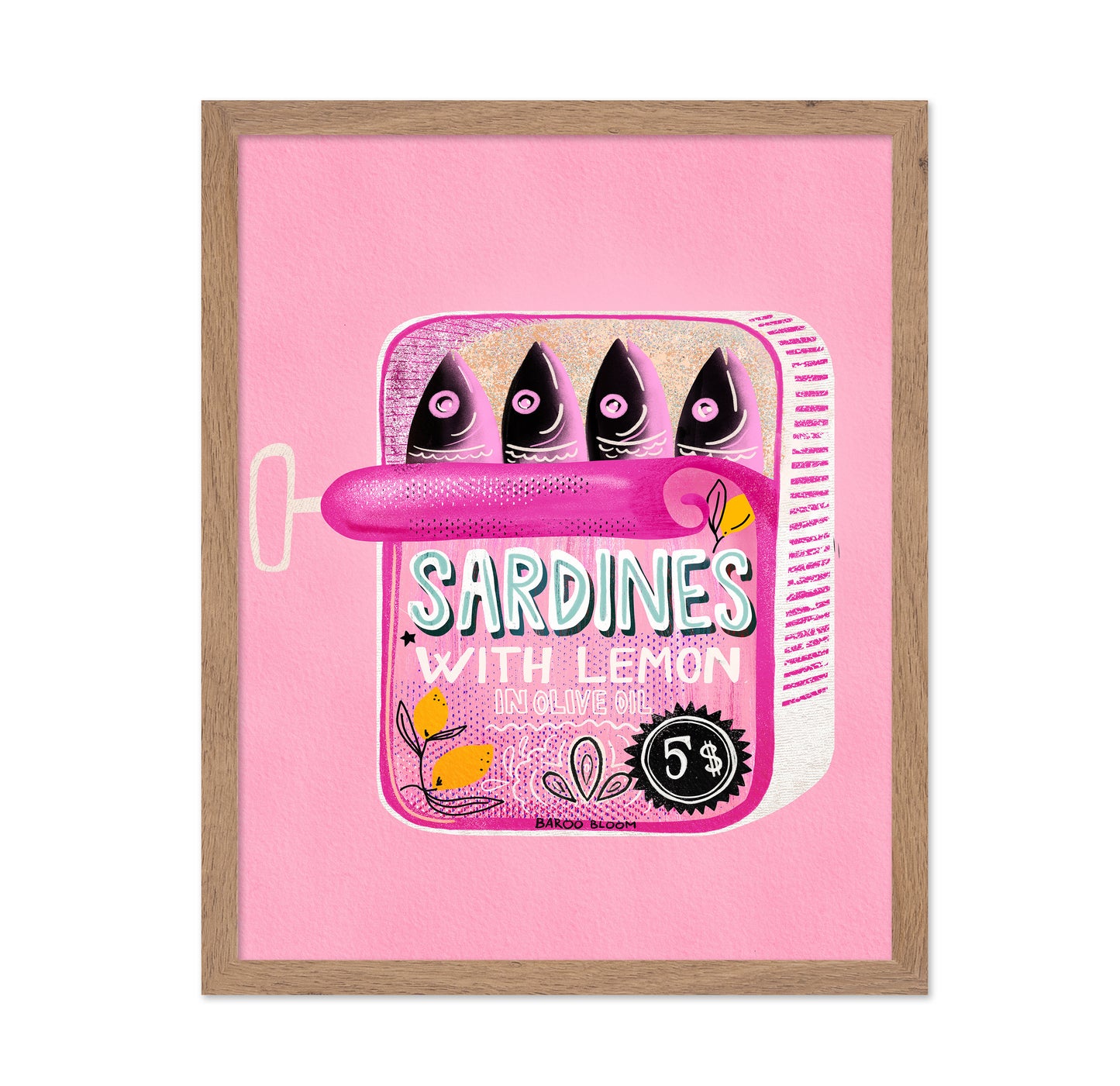 Sardines Tin Can Pink
