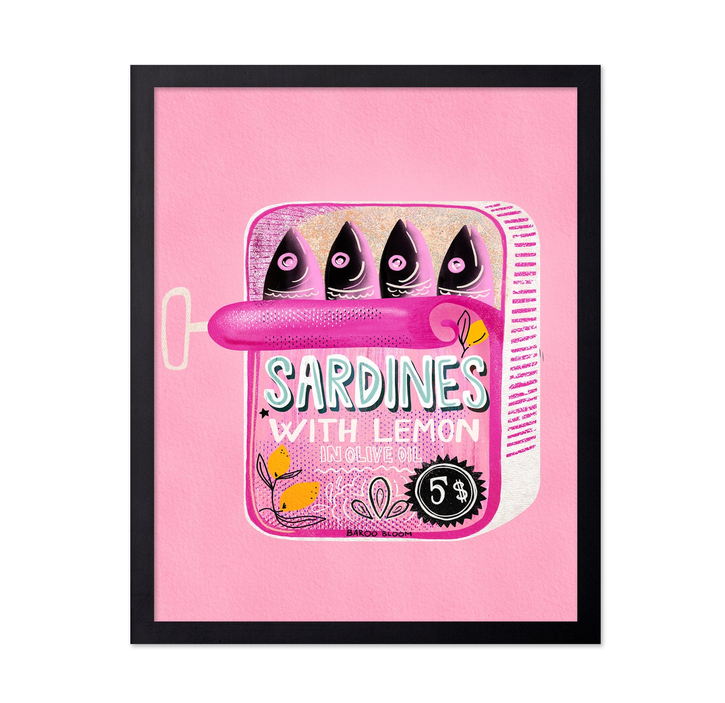 Sardines Tin Can Pink