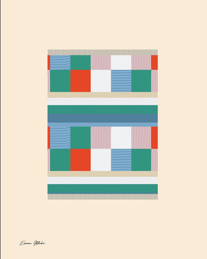 Colorful Bauhaus Pattern