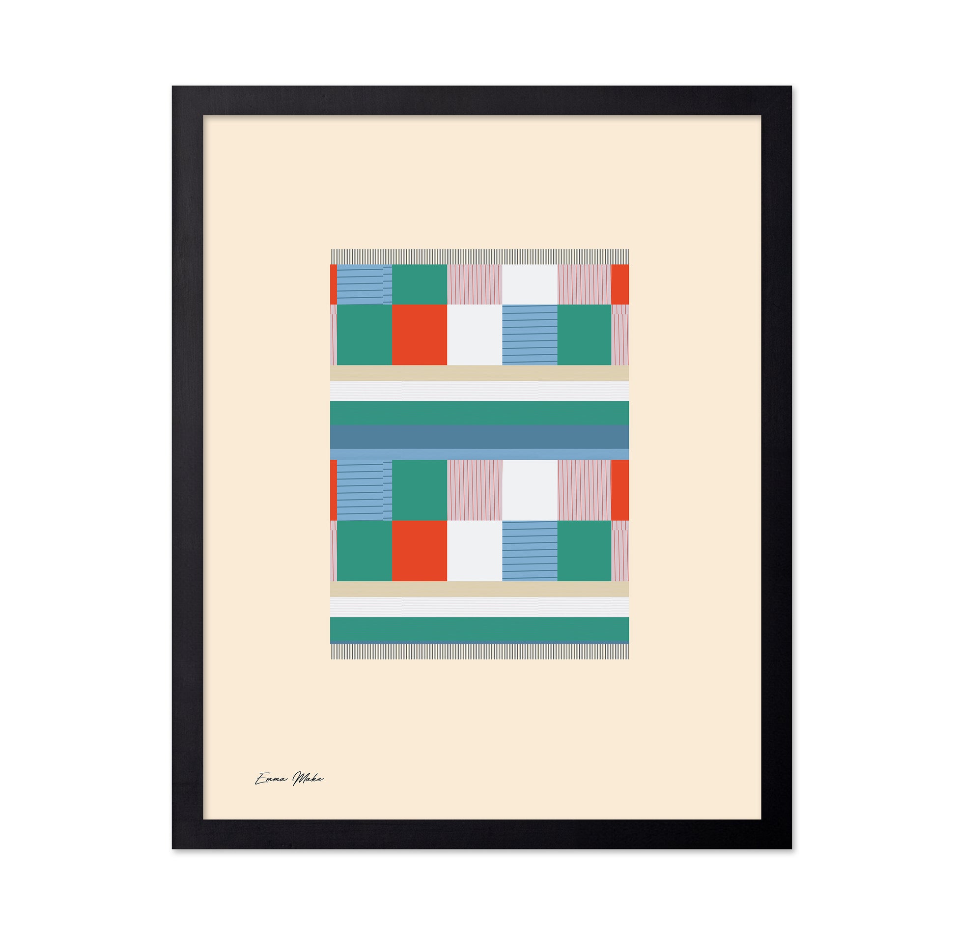 Colorful Bauhaus Pattern