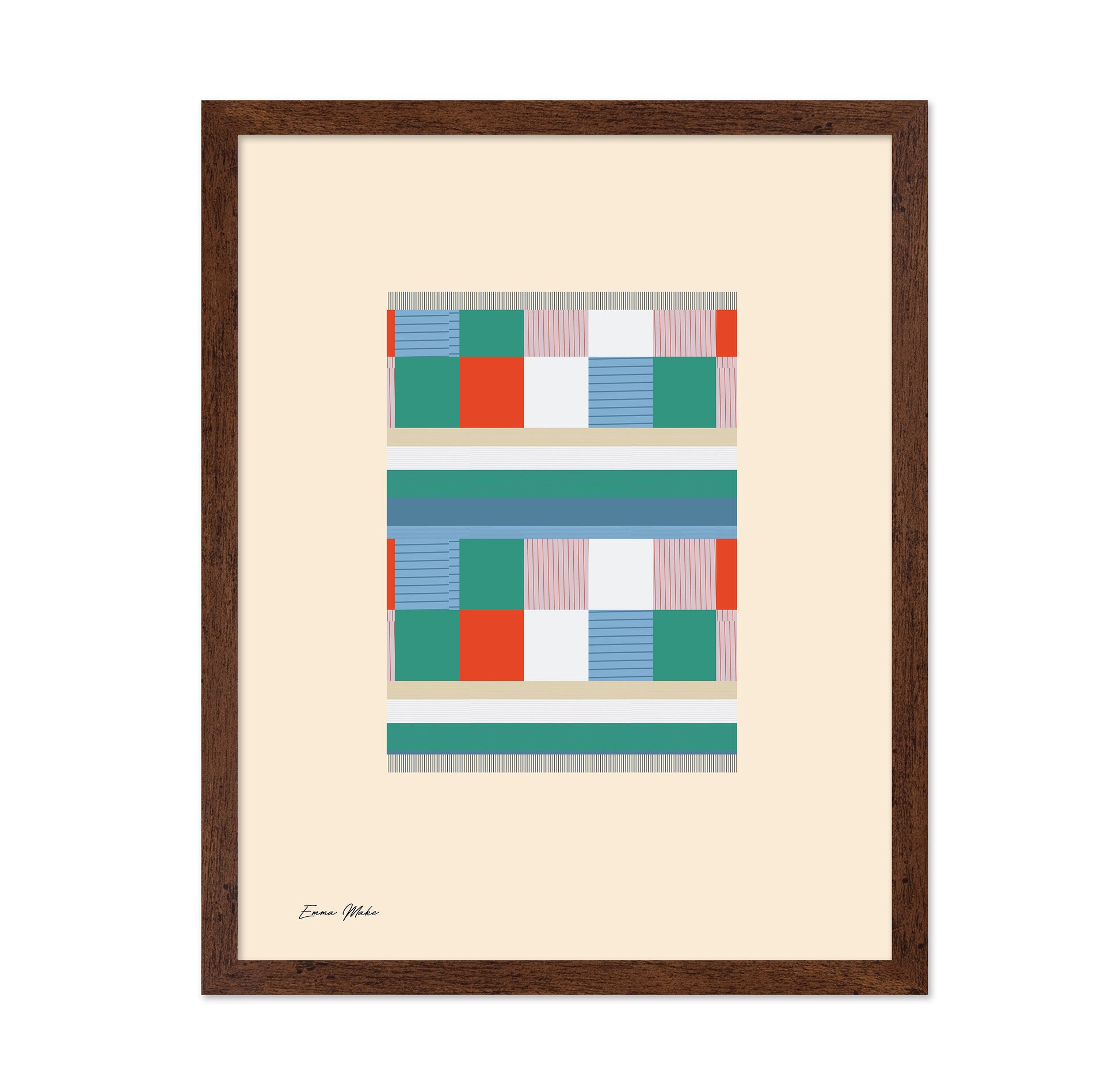 Colorful Bauhaus Pattern