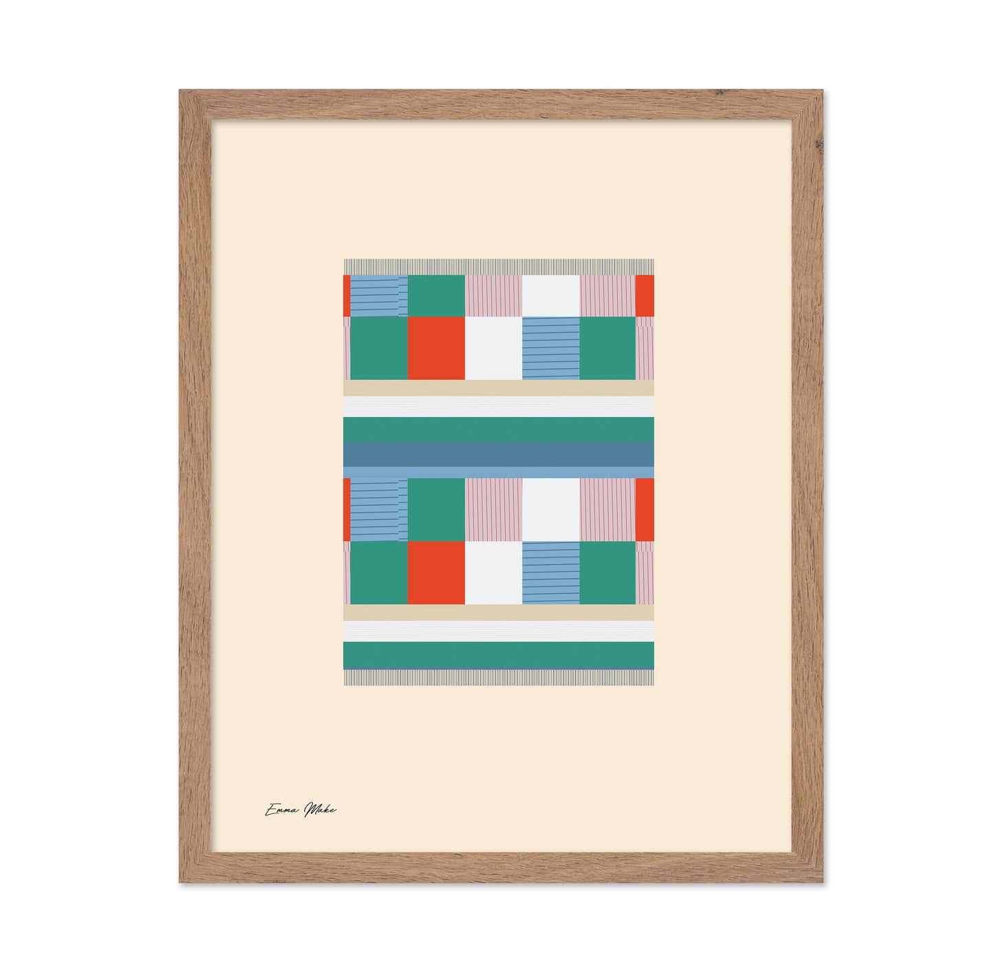 Colorful Bauhaus Pattern