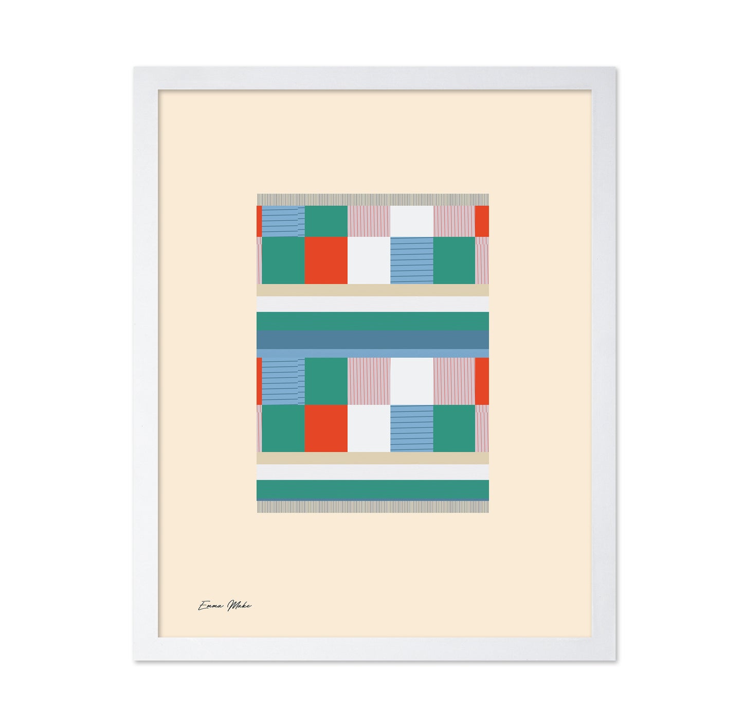 Colorful Bauhaus Pattern