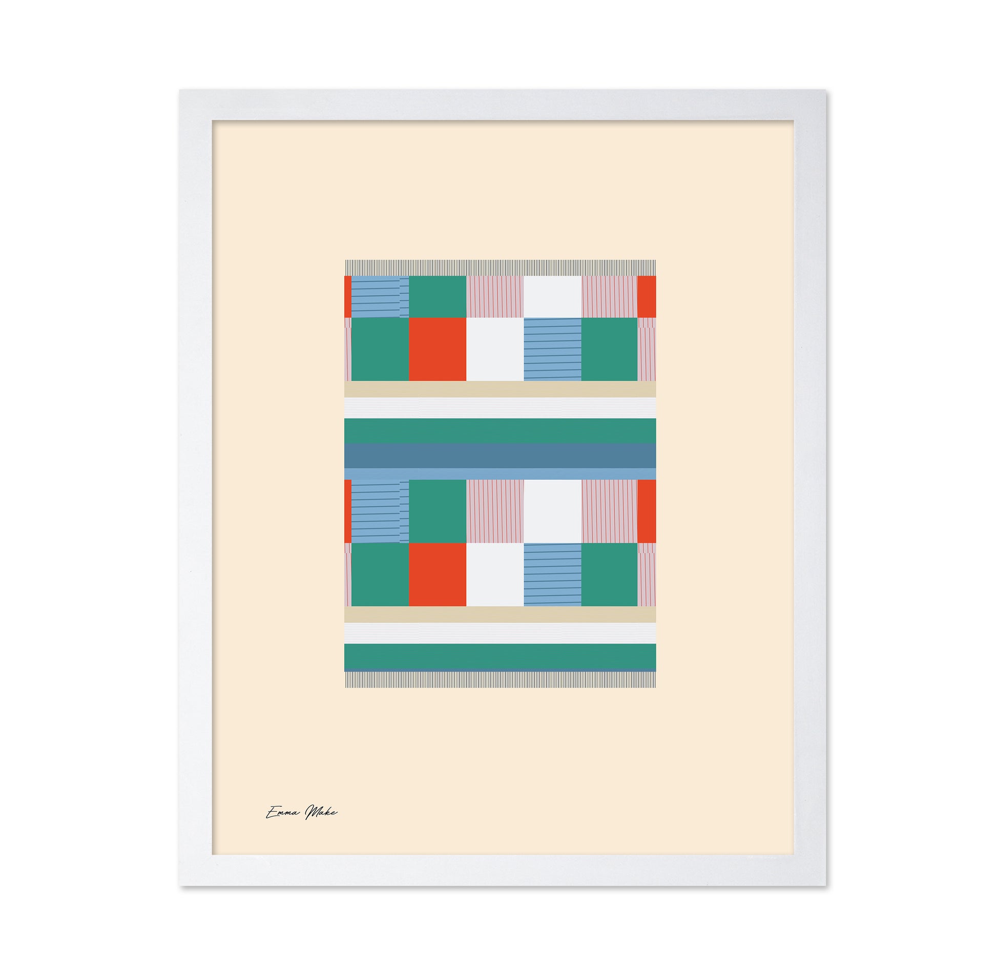 Colorful Bauhaus Pattern
