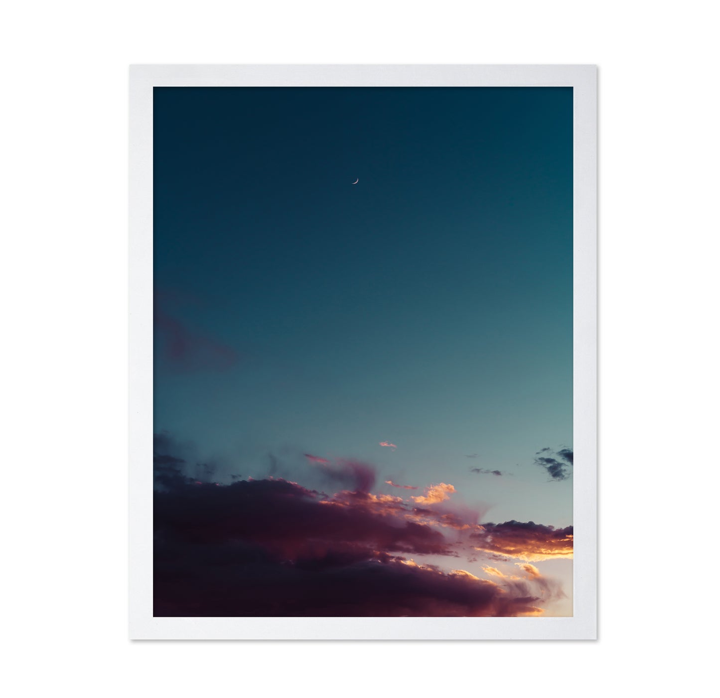 New Mexico Sunset Moon