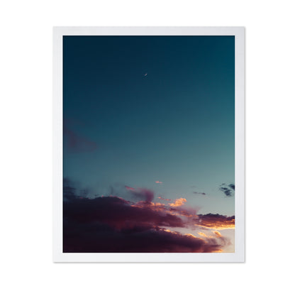 New Mexico Sunset Moon