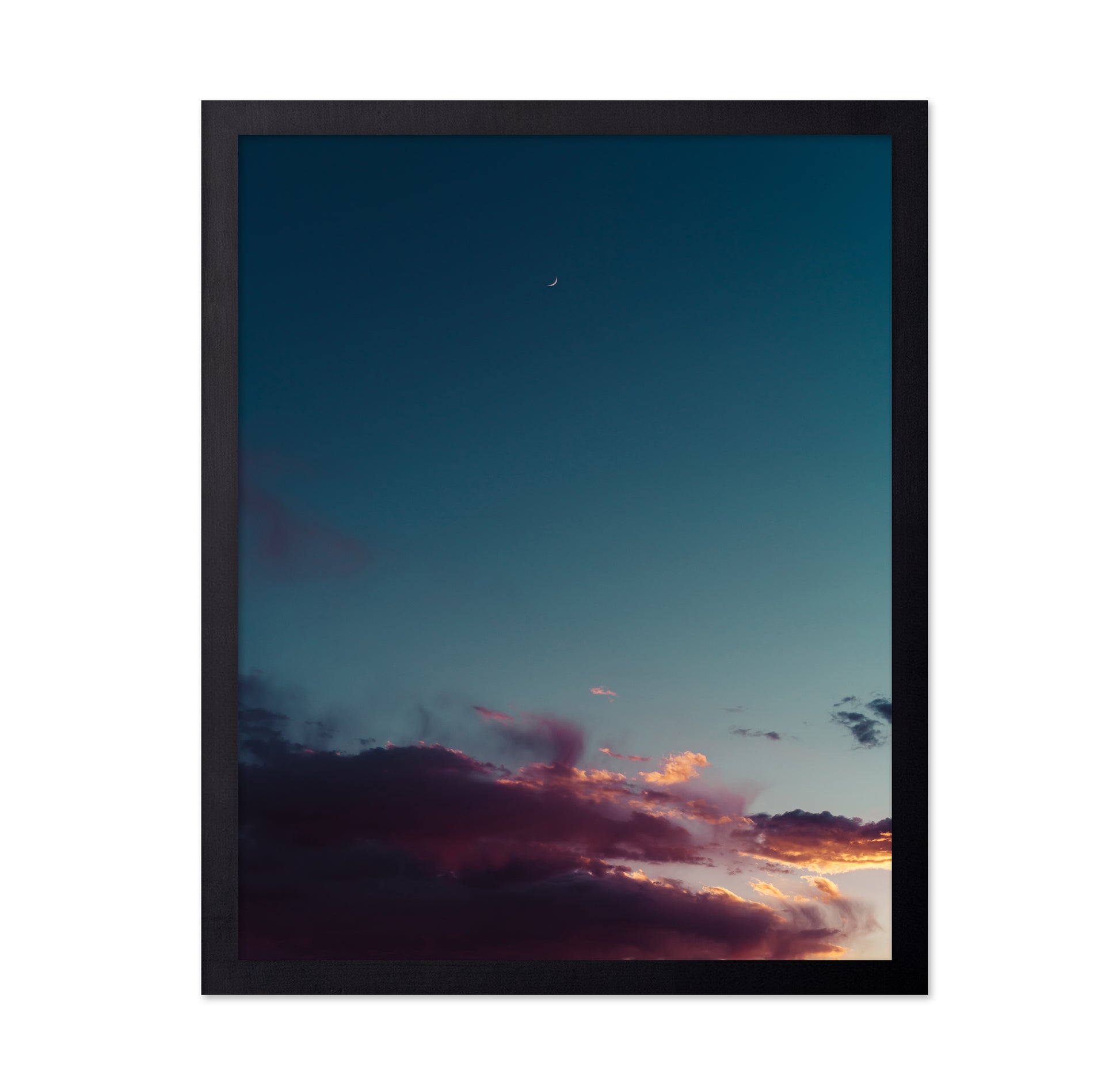 New Mexico Sunset Moon