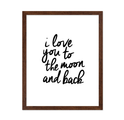 I Love You To The Moon And Back