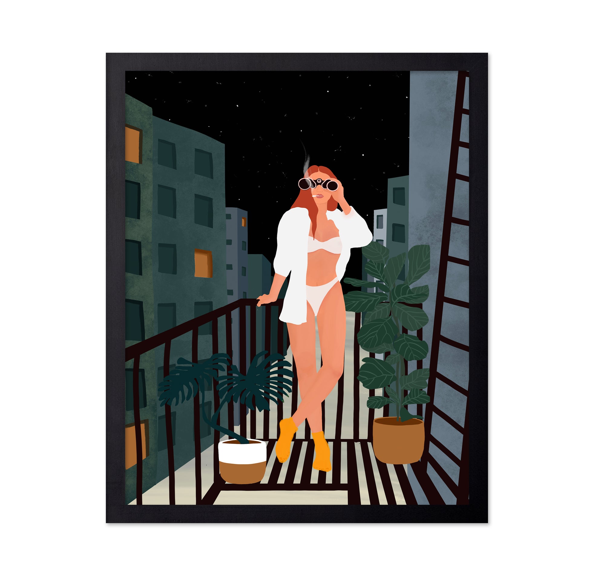 Urban Chic on the Balcony