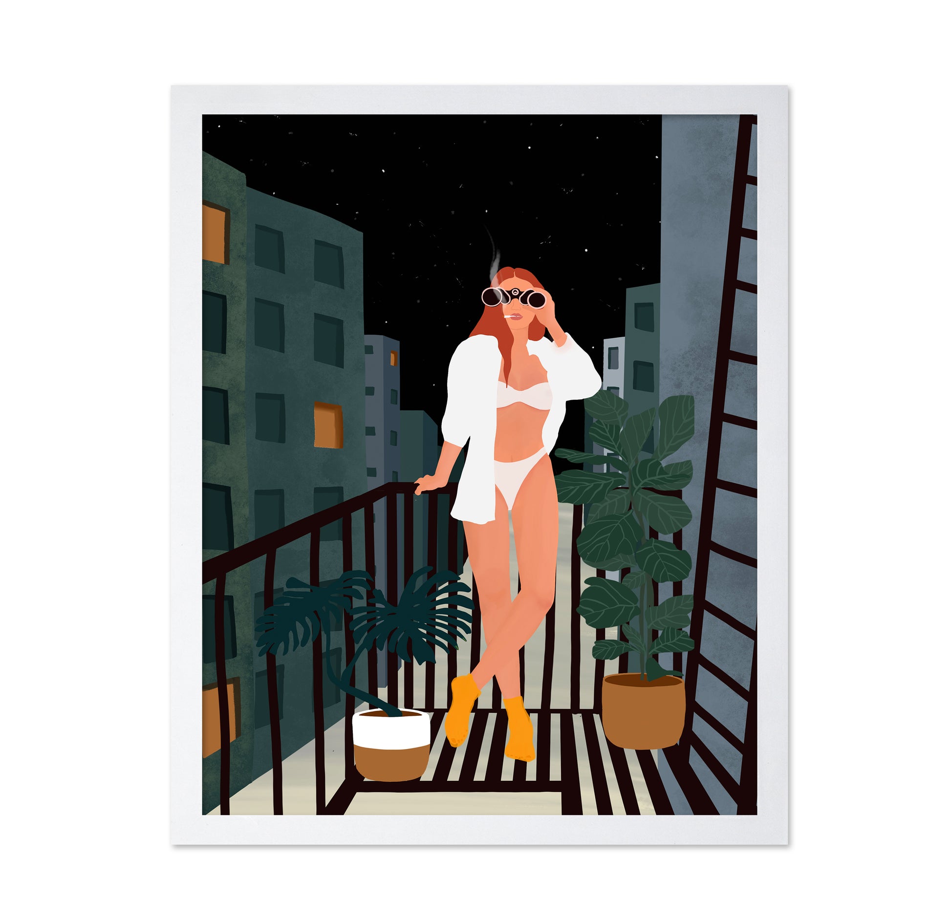 Urban Chic on the Balcony