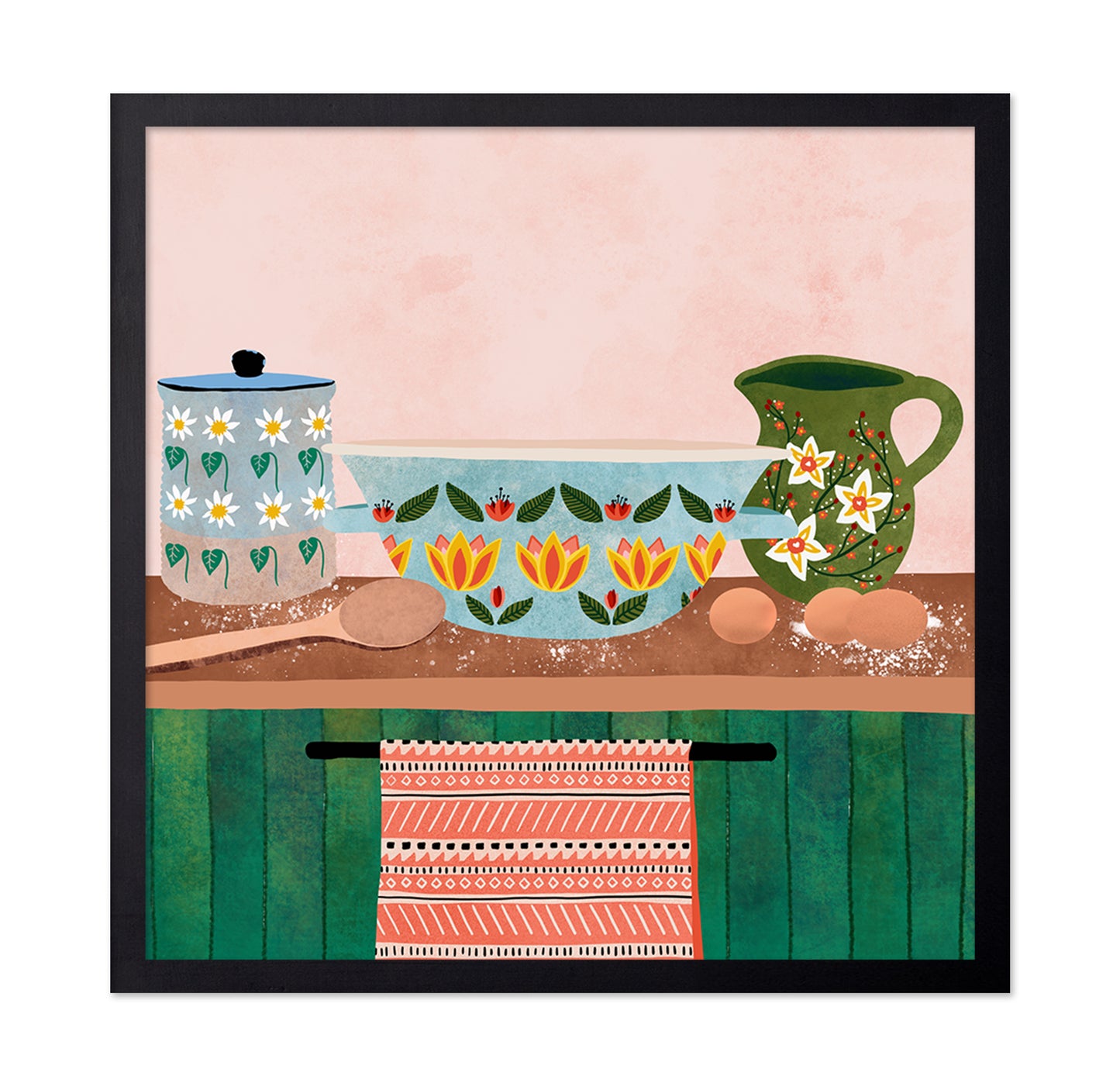Floral Kitchen