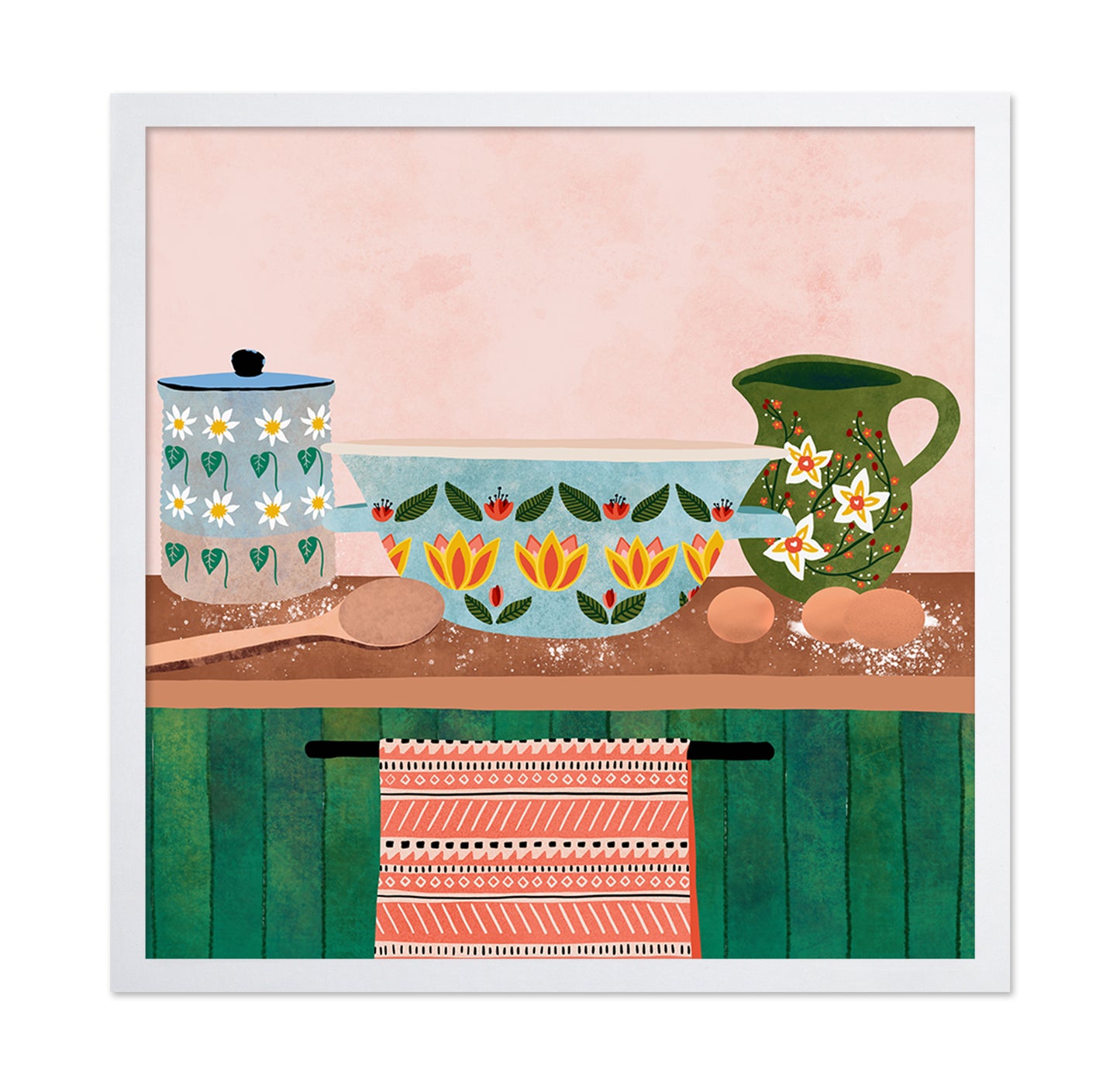Floral Kitchen