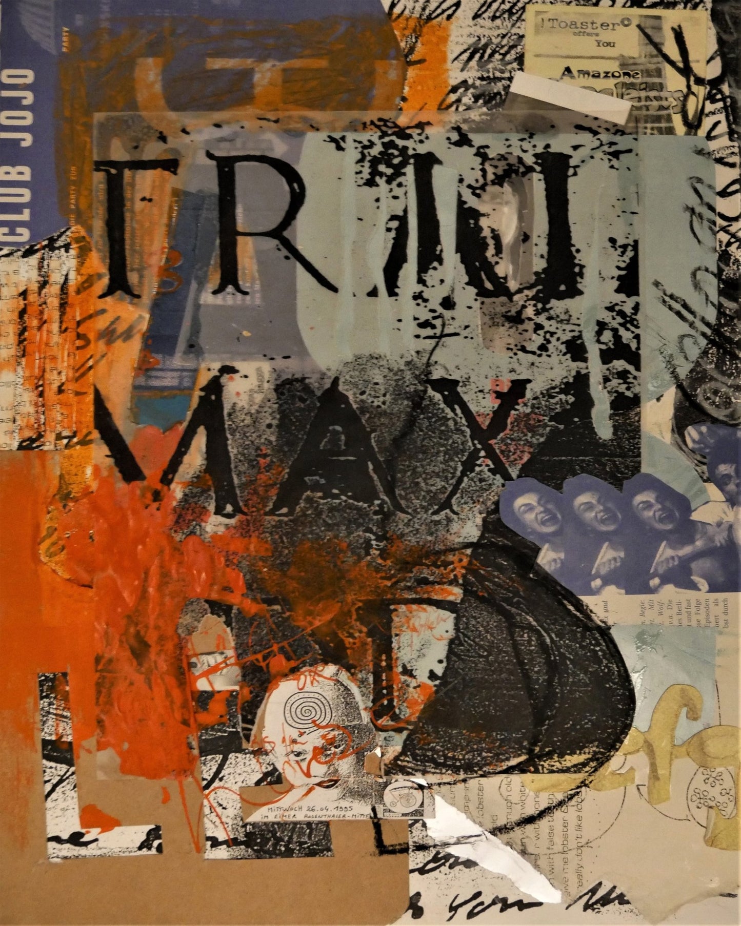 Dynamic Mixed Media Collage