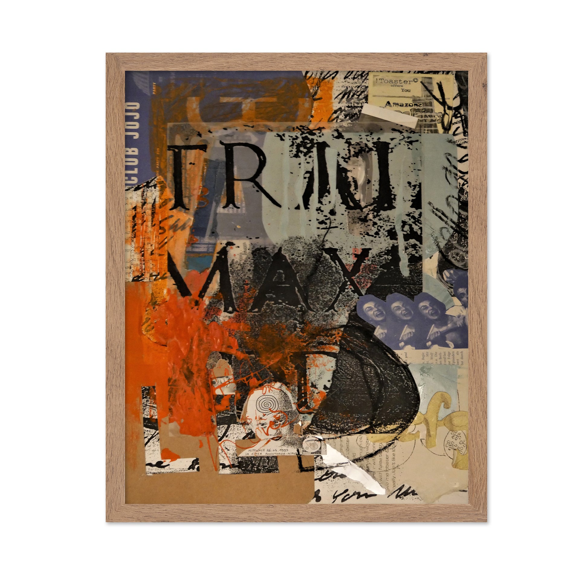 Dynamic Mixed Media Collage