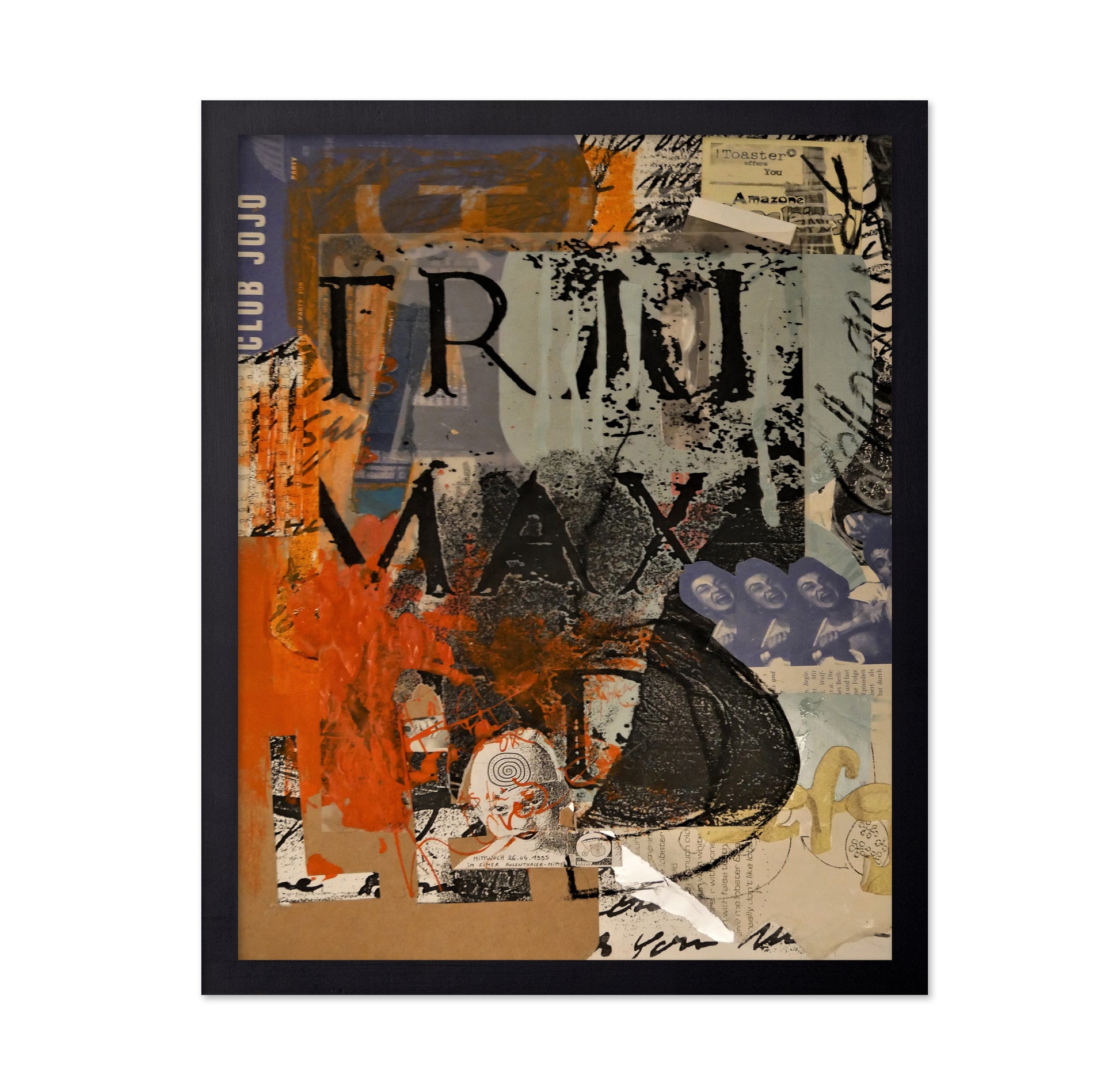Dynamic Mixed Media Collage