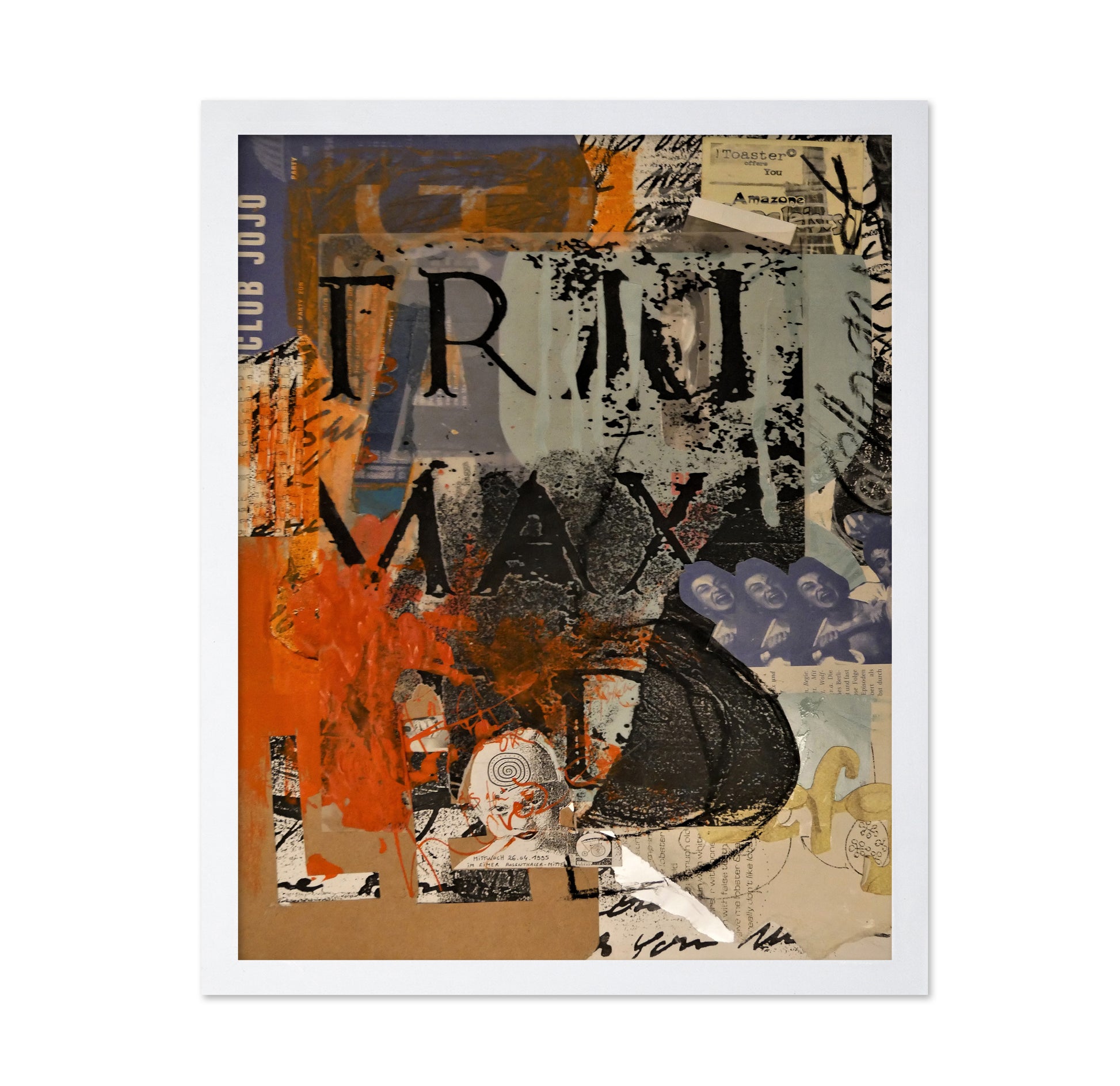 Dynamic Mixed Media Collage