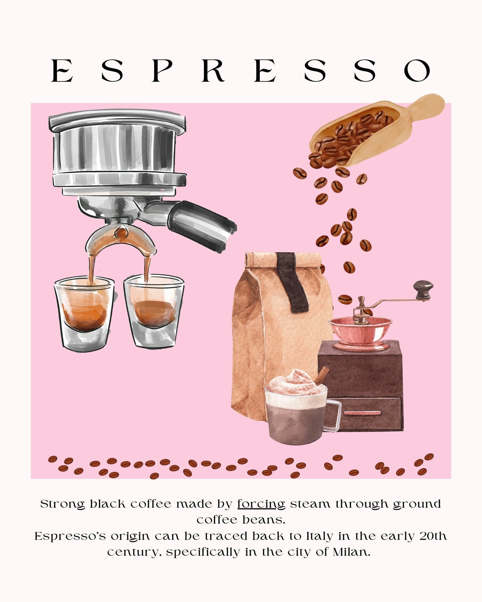 Espresso Art Aesthetic