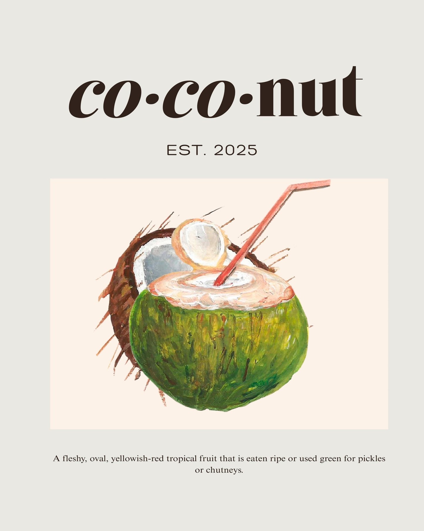 Refreshing Coconut Drink