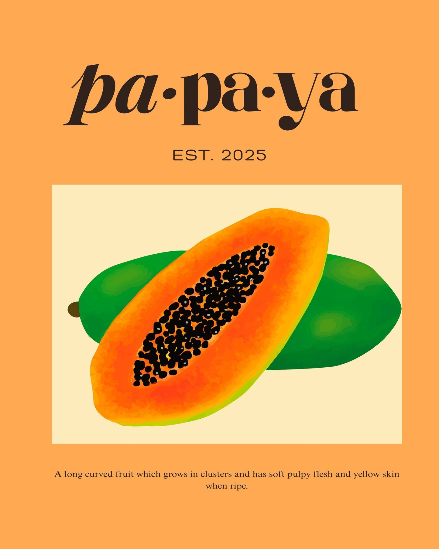 Tropical Papaya Fruit
