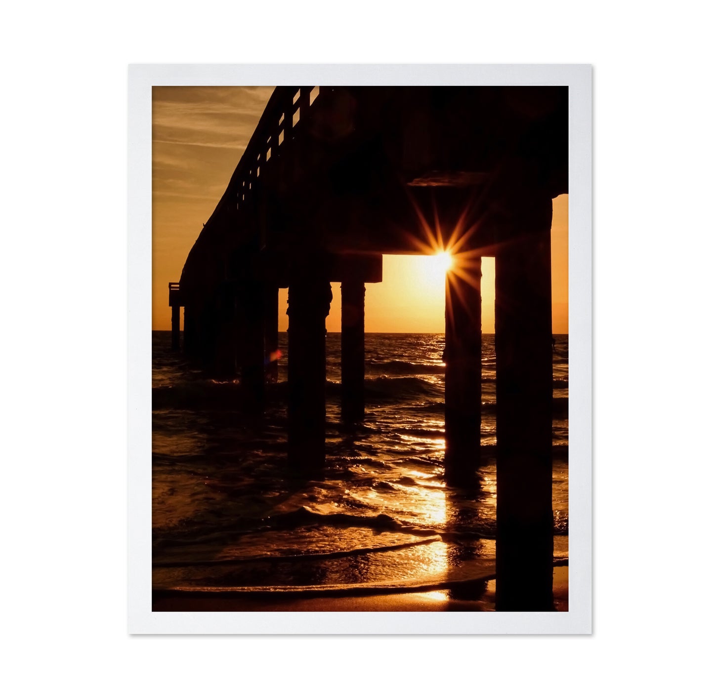 Saint Augustine Beach Pier Sunrise