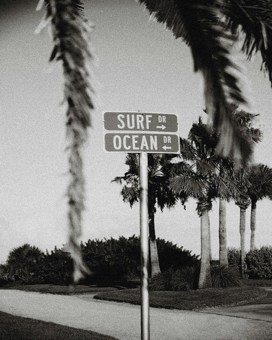 Surf Drive Sign