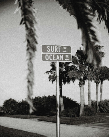 Surf Drive Sign