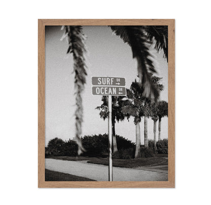 Surf Drive Sign