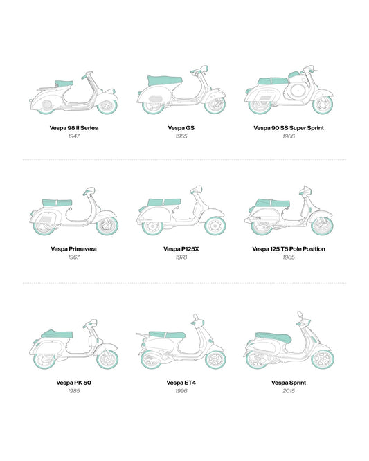 Classic Vespas