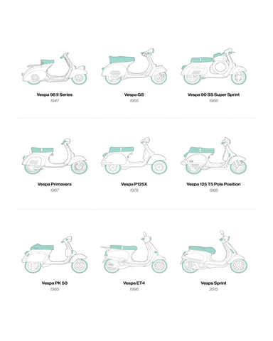 Classic Vespas