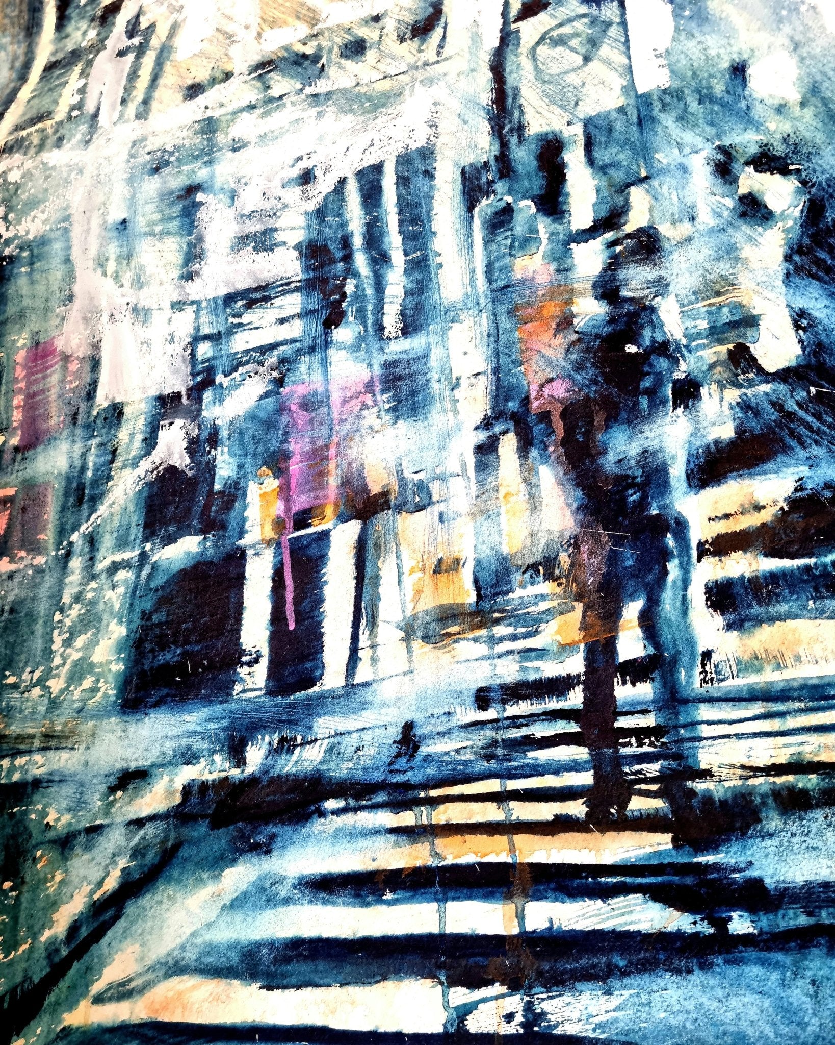 Abstract City Painting No 1