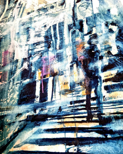 Abstract City Painting No 1