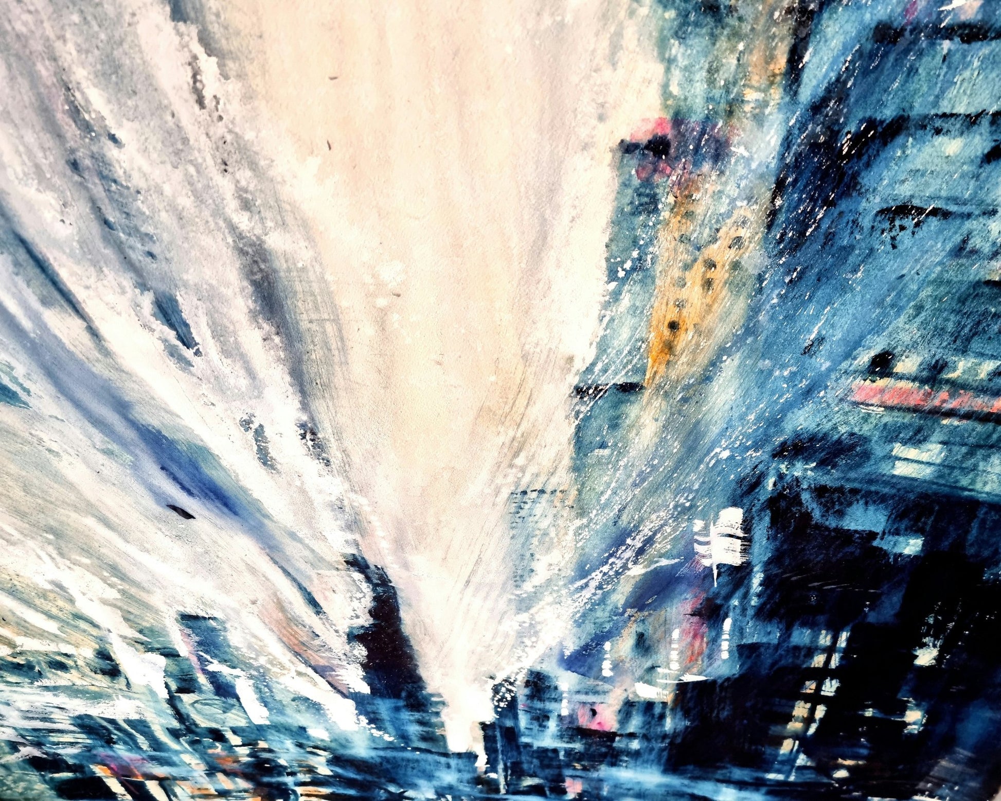 Abstract City Painting No 4