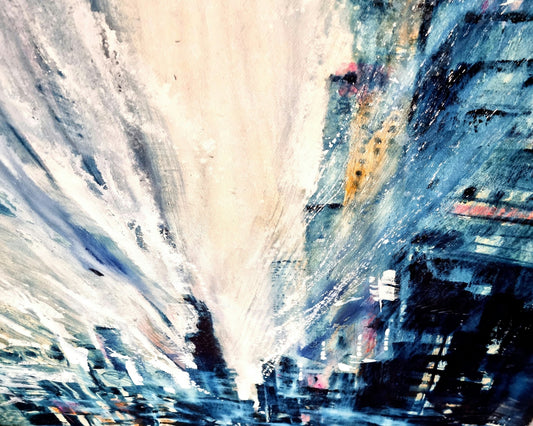 Abstract City Painting No 4