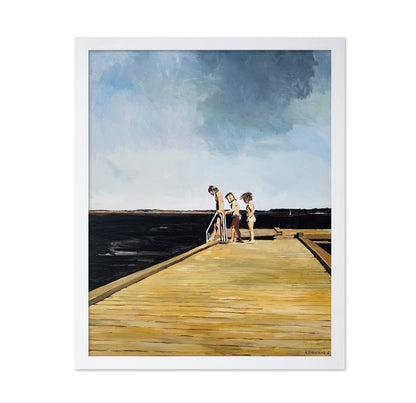Children On A Sunny Dock